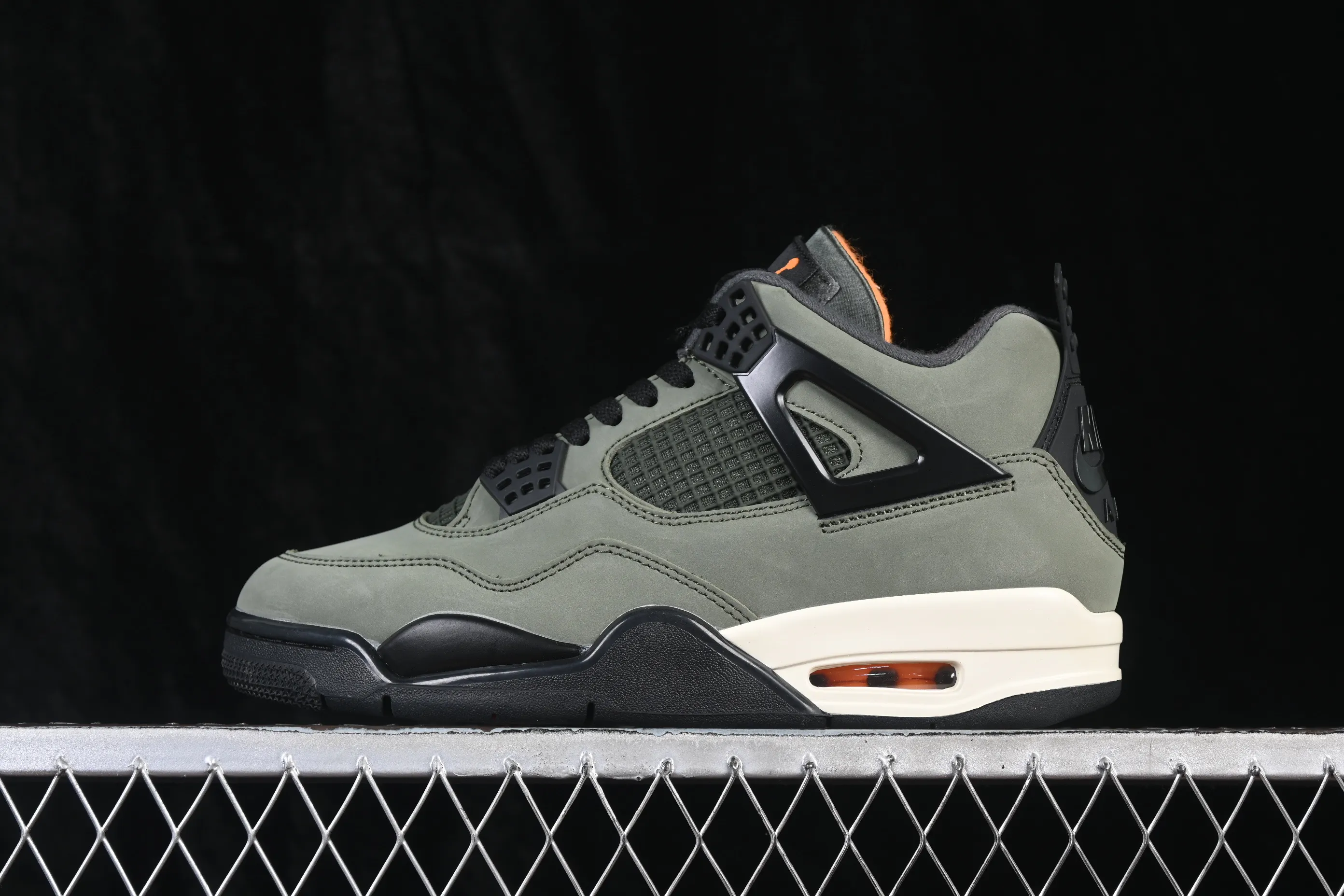 All categories Air Jordan Jordan series basketball shoes Air Jordan 4 X version Undefeated x Air Jordan 4 OG AJ4 Joe 4 olive green suede IB1519-200